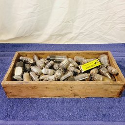 Wooden Box Sylvania Tubes