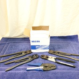 Wire Crimping Tools And Belden Wire #9954 009 100 White