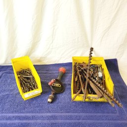 Drill Bits And Hand Drill