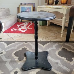 Black Wooden Plant Stand (Room 1)
