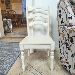White Wooden Chair (Room 1)