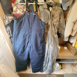 Coveralls In Camouflage And Blue (mudroom)