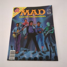 Vintage Mad Magazine Mad Salutes The Jacksons, Dec 1984, No 251 (RL)