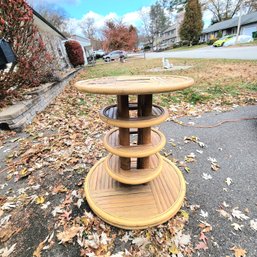 Round Bamboo Table