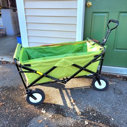 Collapsible Green Cart With Liner *Read Description