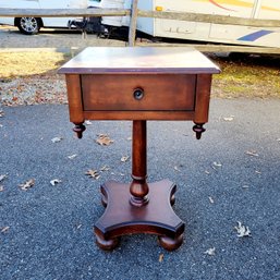 Small Wooden Accent Table