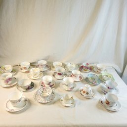 Tea Cups And Saucers Lot