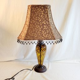 Decorative Table Lamp Beaded Accents