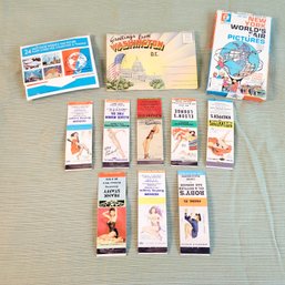 Vintage Matchbook Covers And Postcards