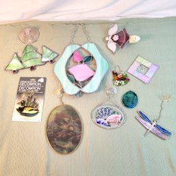 Glass And Plastic Ornaments And Wall Or Window Hangings