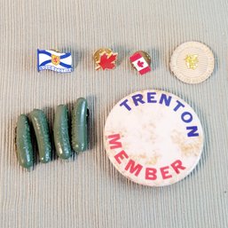 50th Anniversary Ford Motor Pin, Canadian Pins And Heinze Pickle Pins