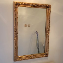 Gold Trim Mirror (Living Room)