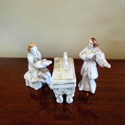 Mini Musicians Porcelain Figurines Made In Occupied Japan (Living Room)