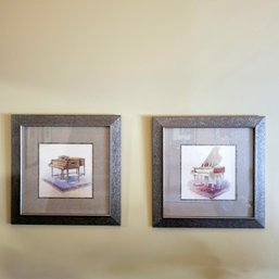 Pair Of Piano Prints (Living Room)