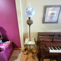 Antique Victorian Piano /Parlor Lamp (Living Room)