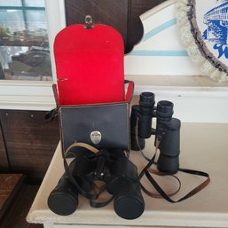 Pair Of 2 Titan Binoculars And 1 Case (Sunroom)