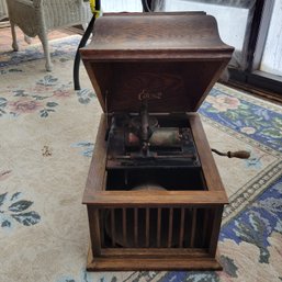 Antique Edison Cylinder Phonograph (Sunroom)
