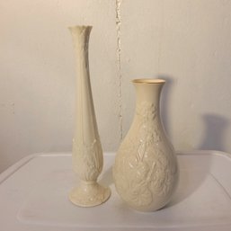 Pair Of 2 Lenox Vases (Bsmt)