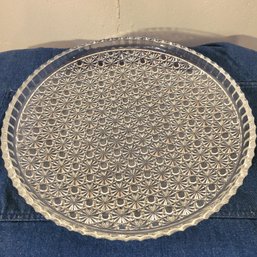 Beautiful Glass Platter (Bsmt)