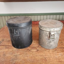 2 Vintage Canisters- Dining Room