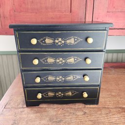 Vintage Hand Paint Drawer Chest - Dining Room