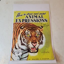 How To Draw Animal Expressions Book (EFL1)