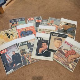 Vintage Post, Life And The Saturday Evening Post Magazines (EFL1)