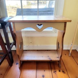 Wooden Accent Table (porch)