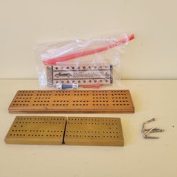 Cribbage Boards And Wooden Game (porch)