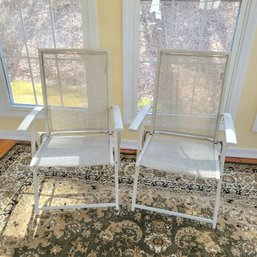 Set Of 2 Folding Patio Chairs (porch)