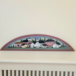 Hand Painted Amherst NH Wall Plaque (porch)