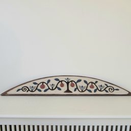 Hand Carved Wooden Wall Plaque (porch)