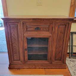 Wooden TV Stand (Kitchen Area)