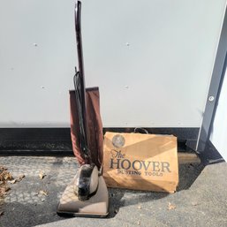Vintage Hoover Vacuum With Attachments
