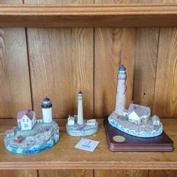 Set Of 3 Collectible Lighthouses (Living Room)