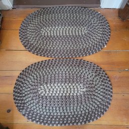 Pair Of Braided Rugs 28.5' X 19' (Dining Room)
