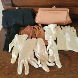 Vintage Handbags And Gloves (Dining Room)