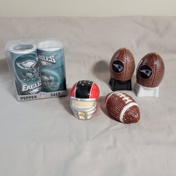Football Salt And Pepper Shakers (BR)