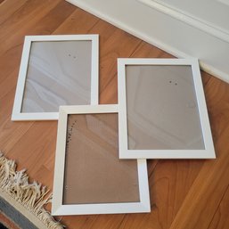 Set Of 3 Plain White Frames (DR)