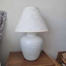 Ornate White Table Lamp (BR)