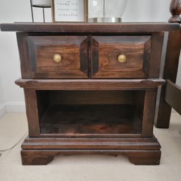 Wooden Nightstand Table (BR)