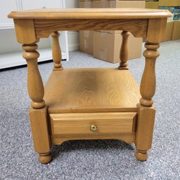Wood End Table (Basement)