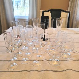 Glass Stemware Lot (Dining Room)