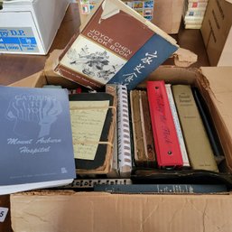 Lot Of Vintage Cookbooks And Recipes