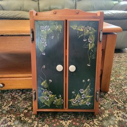 Hand Painted Wooden Cabinet (LR)