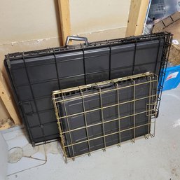 Collapsible Metal Dog Crates (Boiler Room)