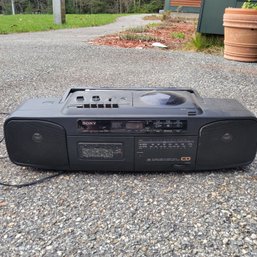 Sony CD And Cassette Player