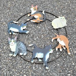 Adorable Metal Cat Wall Decor From Orvis