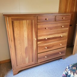 Solid Wood 6 Drawer Armoire 55' X 48' X 18'  (upMaster)