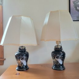 Pair Of Asian Style Lamps (UpBR2)